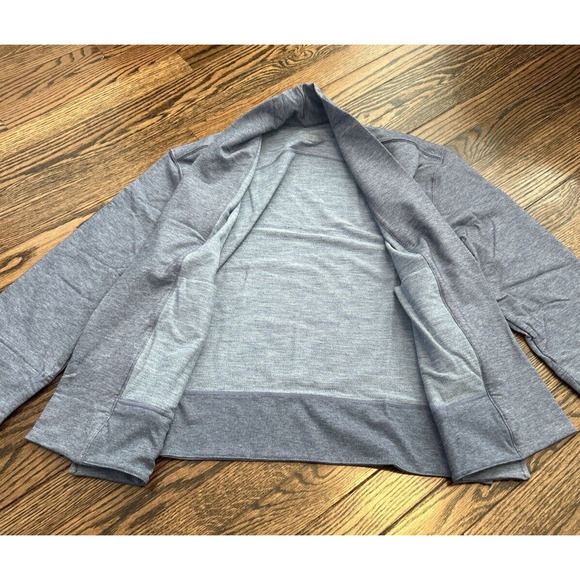 Ministry of Supply Womens Size XS Blue Fusion Terry Cardigan Pockets NWT - Picture 6 of 8